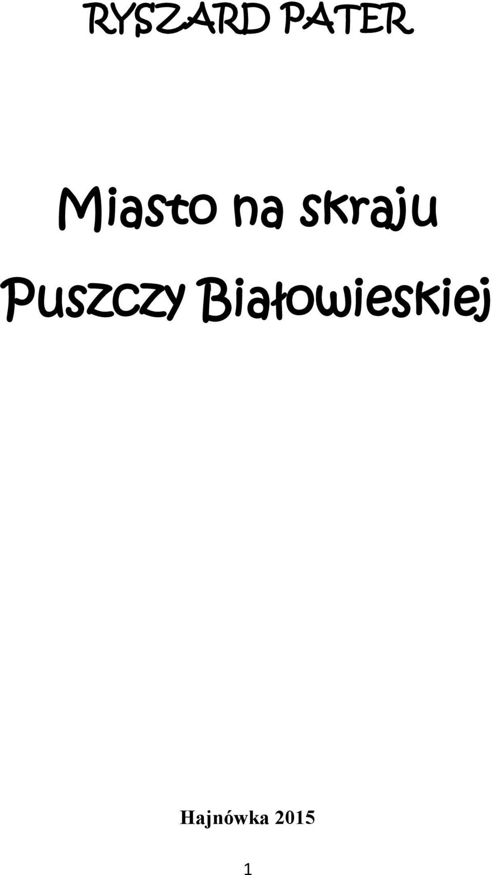 Puszczy