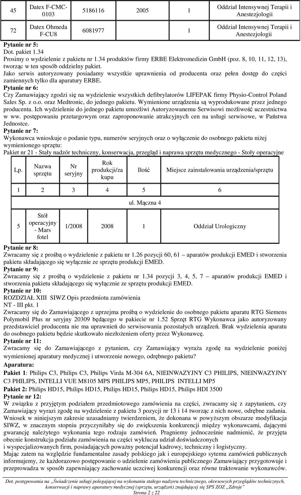 Jako serwis autoryzowany posiadamy wszystkie uprawnienia od producenta oraz pełen dostęp do części zamiennych tylko dla aparatury ERBE.