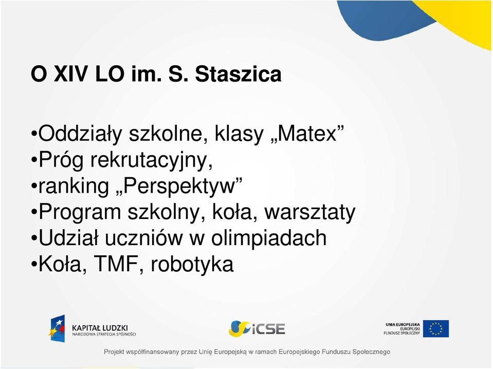 rekrutacyjny, ranking Perspektyw Program