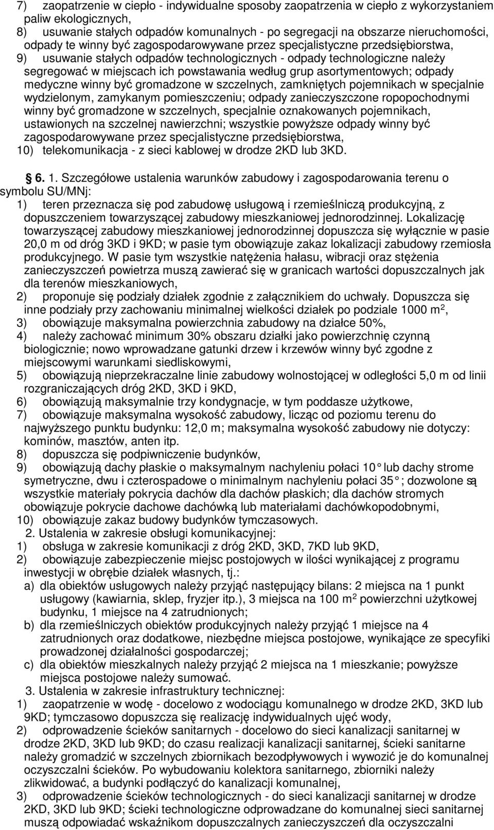 mieszkaniowej jednorodzinnej.