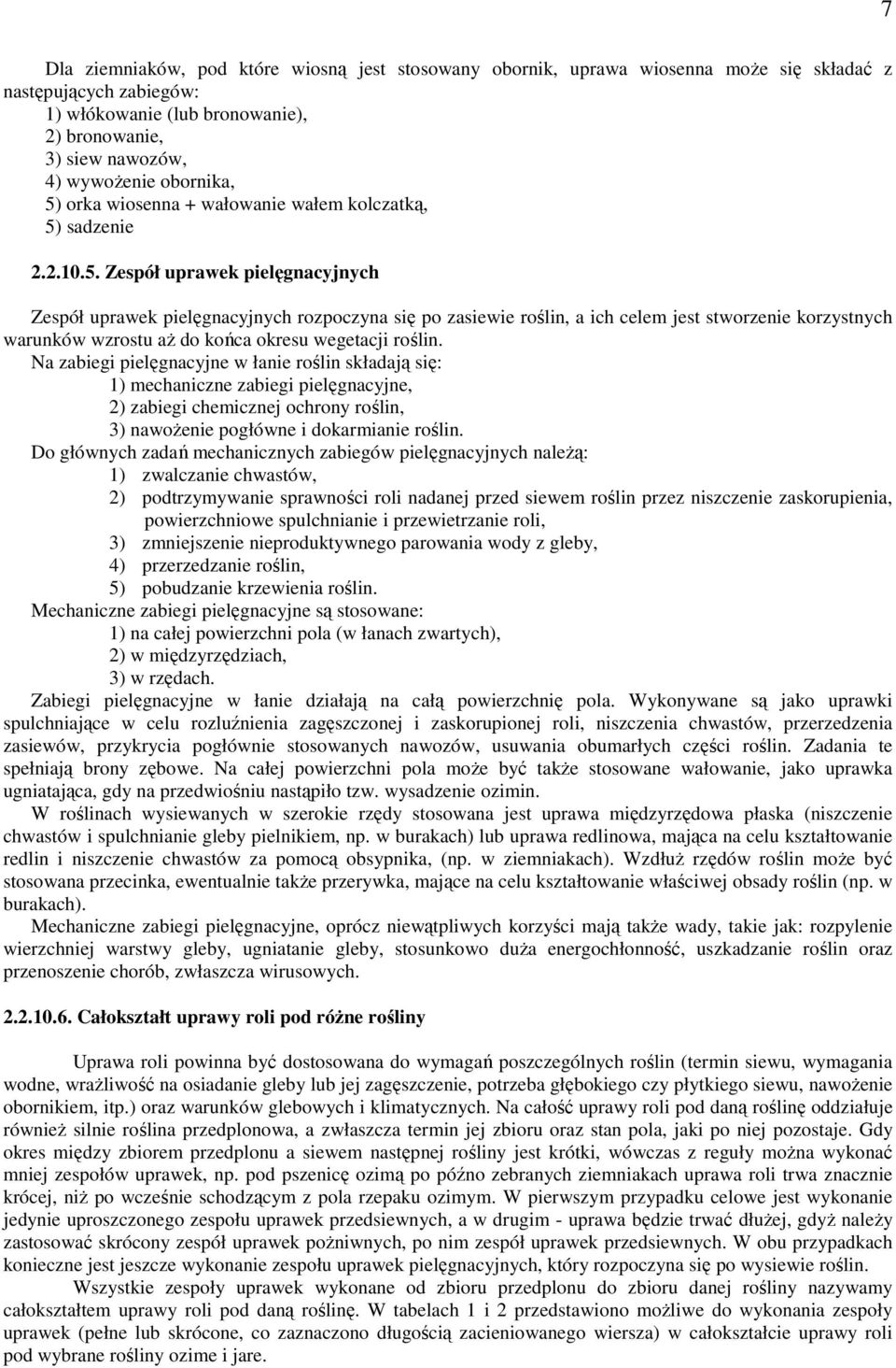 orka wiosenna + wałowanie wałem kolczatką, 5)