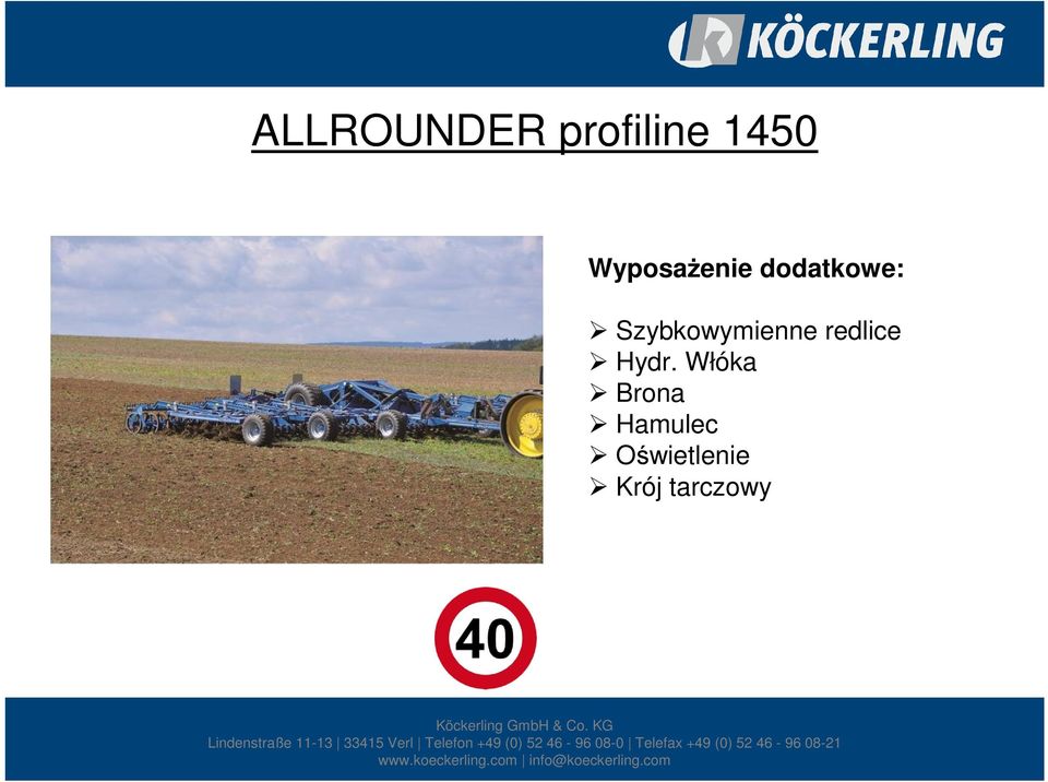 Szybkowymienne redlice Hydr.