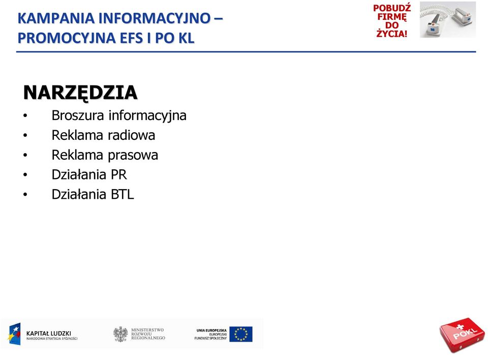 NARZĘDZIA Broszura informacyjna Reklama