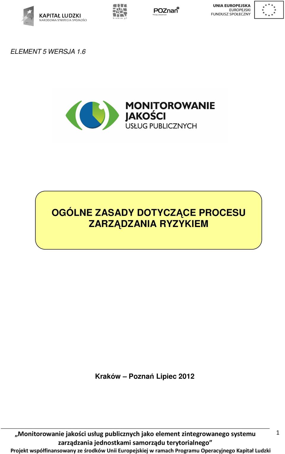PROCESU ZARZĄDZANIA