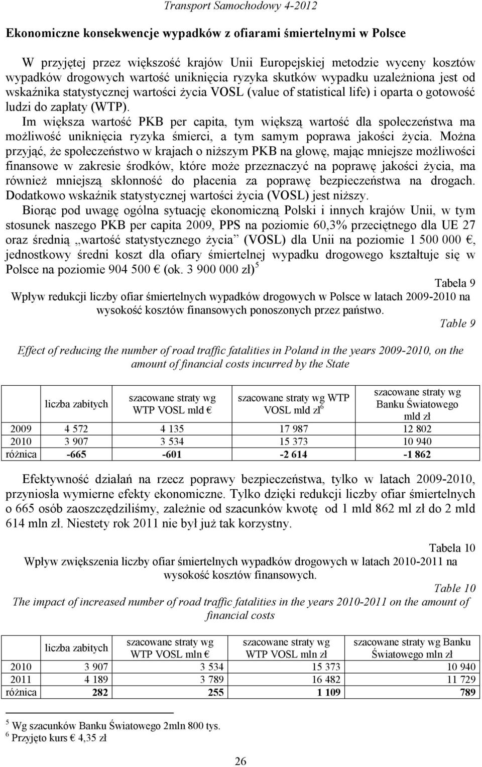 Im większa wartość PKB per capita, tym większą wartość dla społeczeństwa ma możliwość uniknięcia ryzyka śmierci, a tym samym poprawa jakości życia.