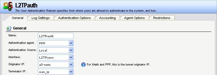 Utworzyć tunel L2TP i określić jego konfigurację. Określić: adres IP serwera L2TP, protokół, Interfejs zewnętrzny.