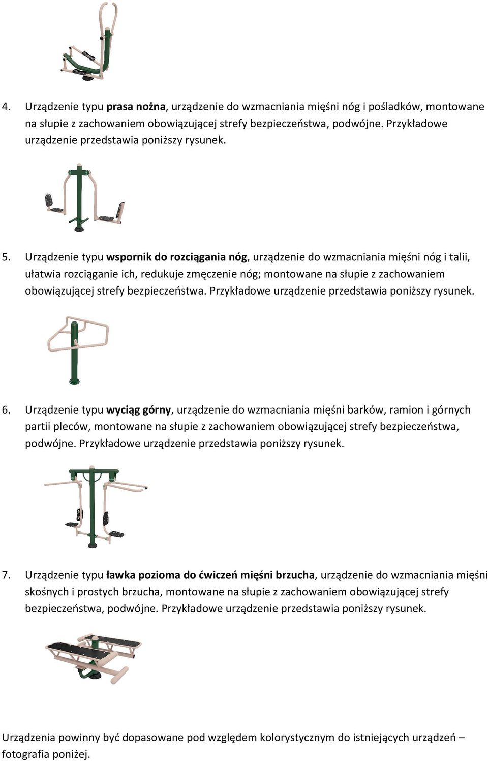 bezpieczeństwa. Przykładowe urządzenie 6.