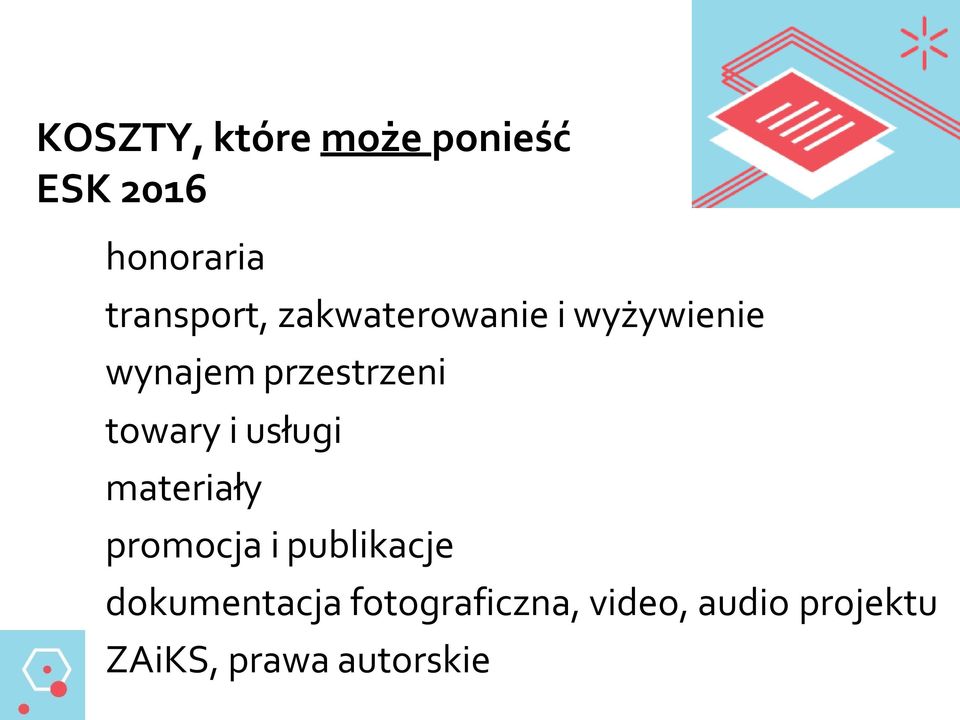 usługi materiały promocja i publikacje dokumentacja