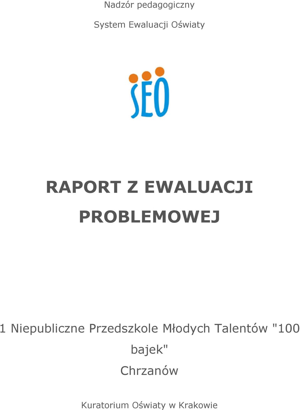 Niepubliczne Przedszkole Młodych Talentów