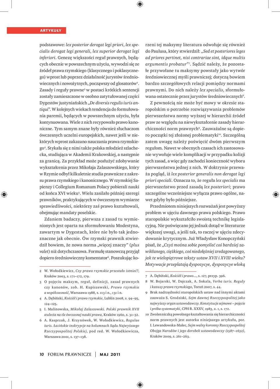 i nowożytnych, począwszy od glosatorów 2.