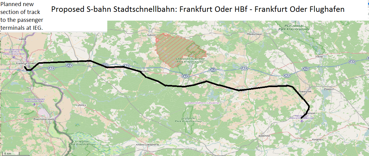 Szanowni Państwo, Chciałbym aby powstał podmiejski system kolejowy do obsługi portu Frankfurt (Oder).