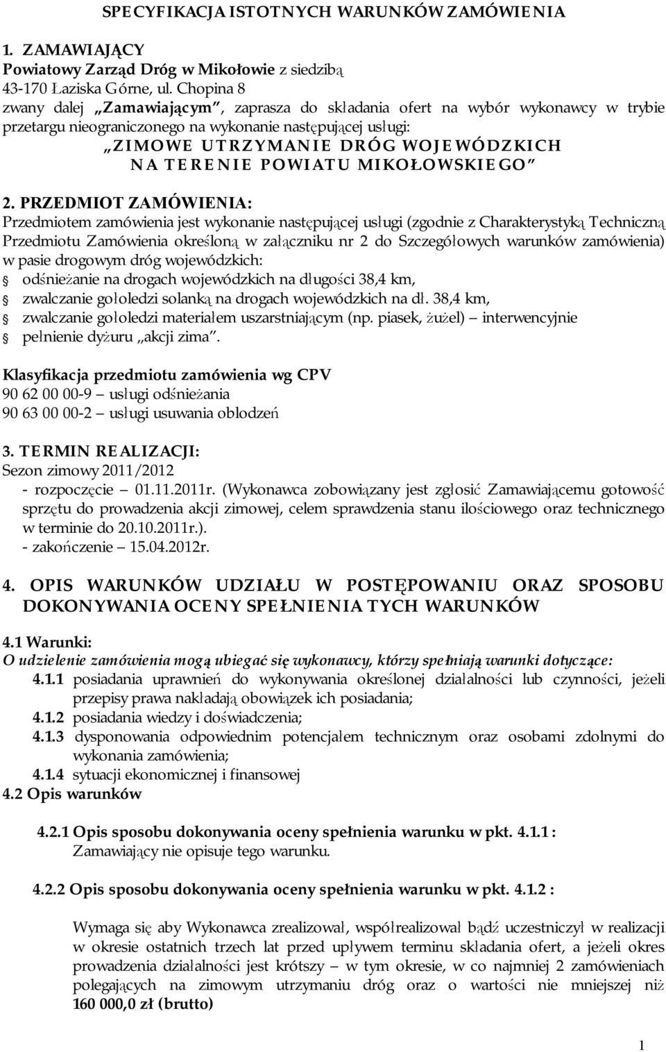 POWIATU MIKOŁOWSKIEGO 2.