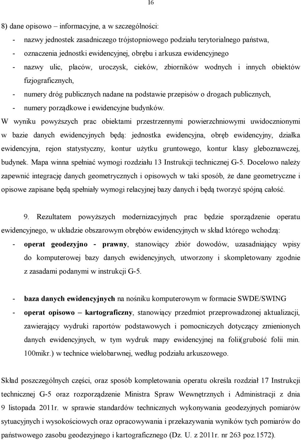 ewidencyjne budynków.