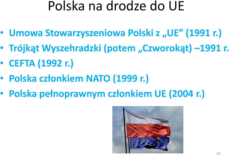 ) Trójkąt Wyszehradzki (potem Czworokąt) 1991 r.