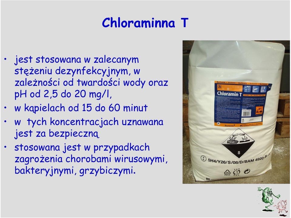 15 do 60 minut w tych koncentracjach uznawana jest za bezpieczną