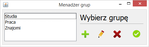 W programie występuje opcja importu danych z dwóch rodzajów plików z pliku wygenerowanego przez program Książka Adresowa oraz z pliku wygenerowanego przez Google (Gmail Kontakty Outlook CSV).