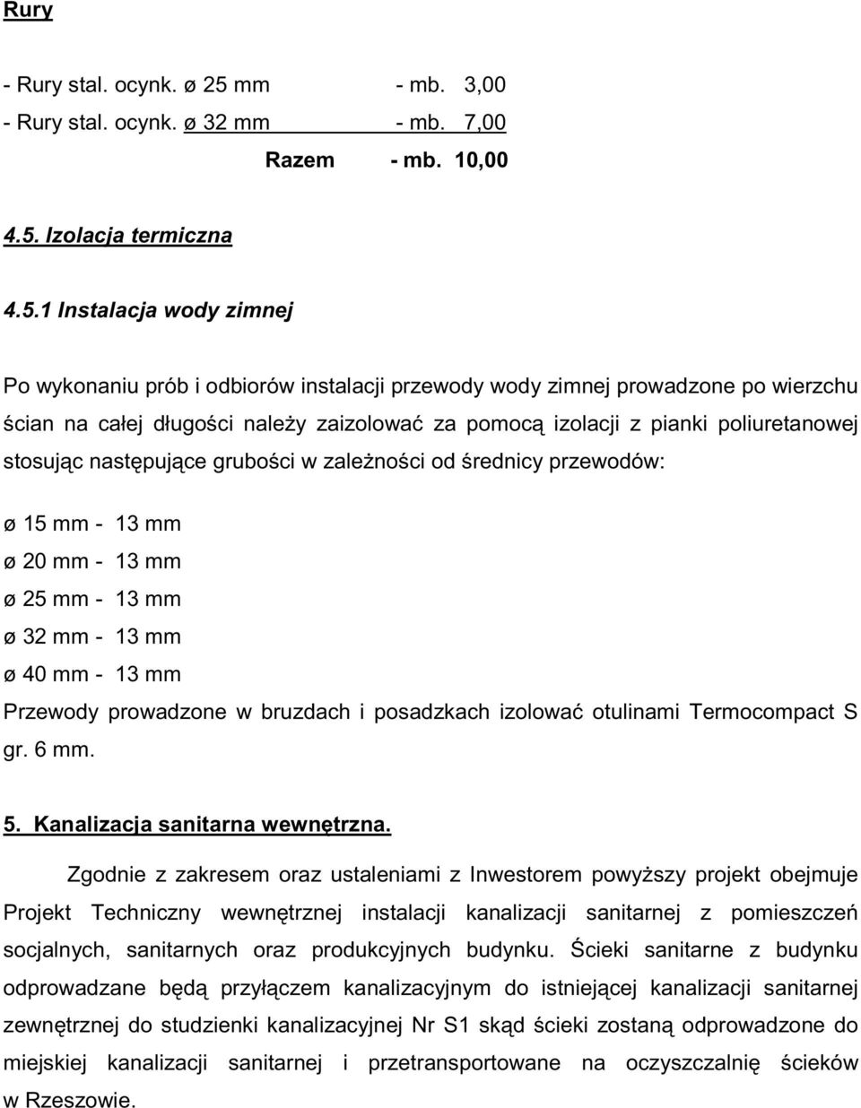 Izolacja termiczna 4.5.