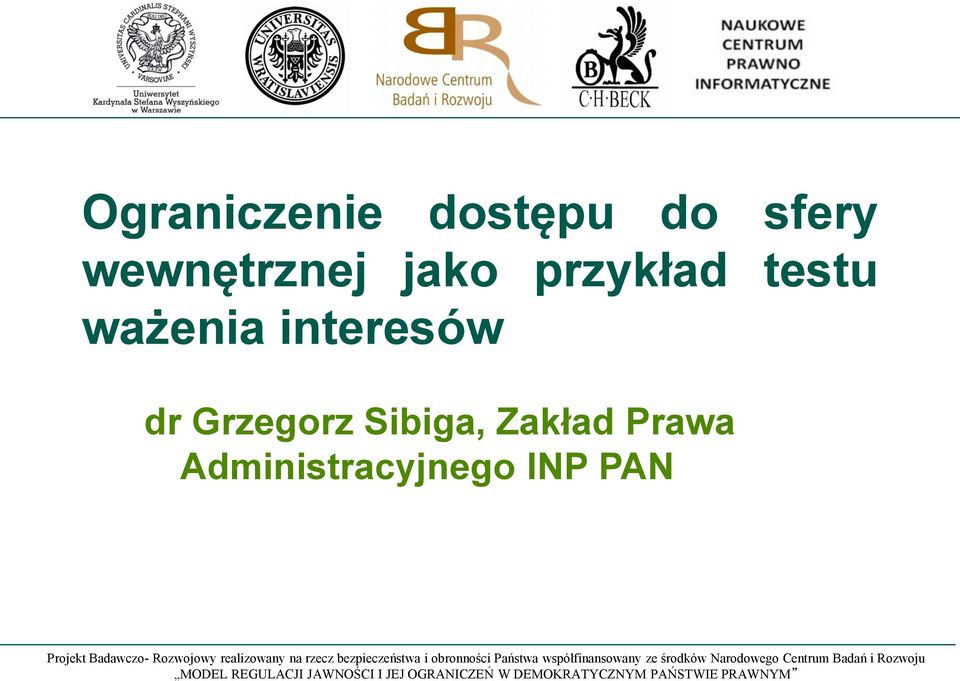 ważenia interesów dr Grzegorz