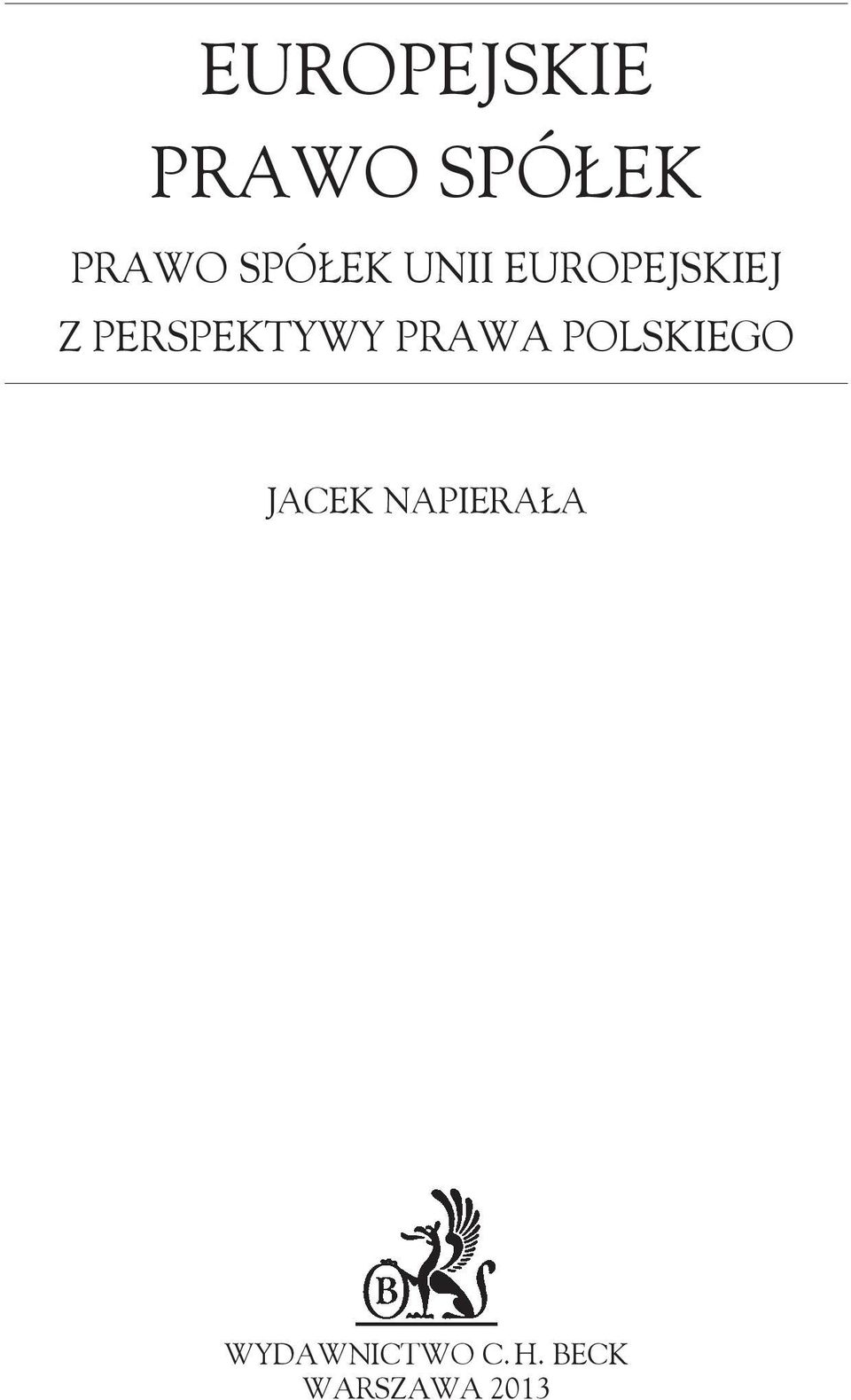 PERSPEKTYWY PRAWA POLSKIEGO JACEK