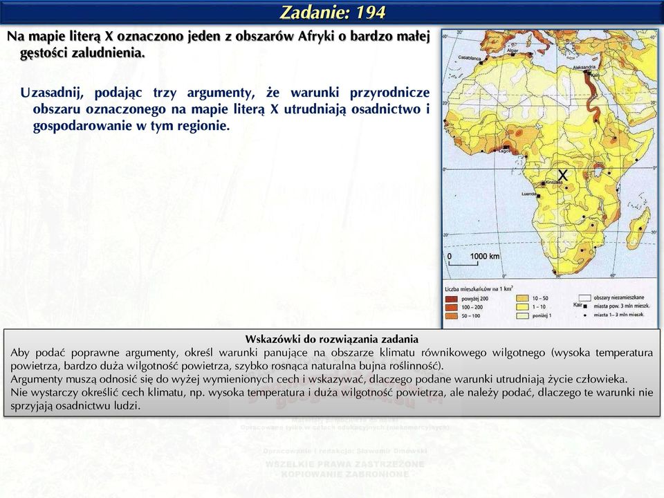 Aby podać poprawne argumenty, określ warunki panujące na obszarze klimatu równikowego wilgotnego (wysoka temperatura powietrza, bardzo duża wilgotność powietrza, szybko rosnąca