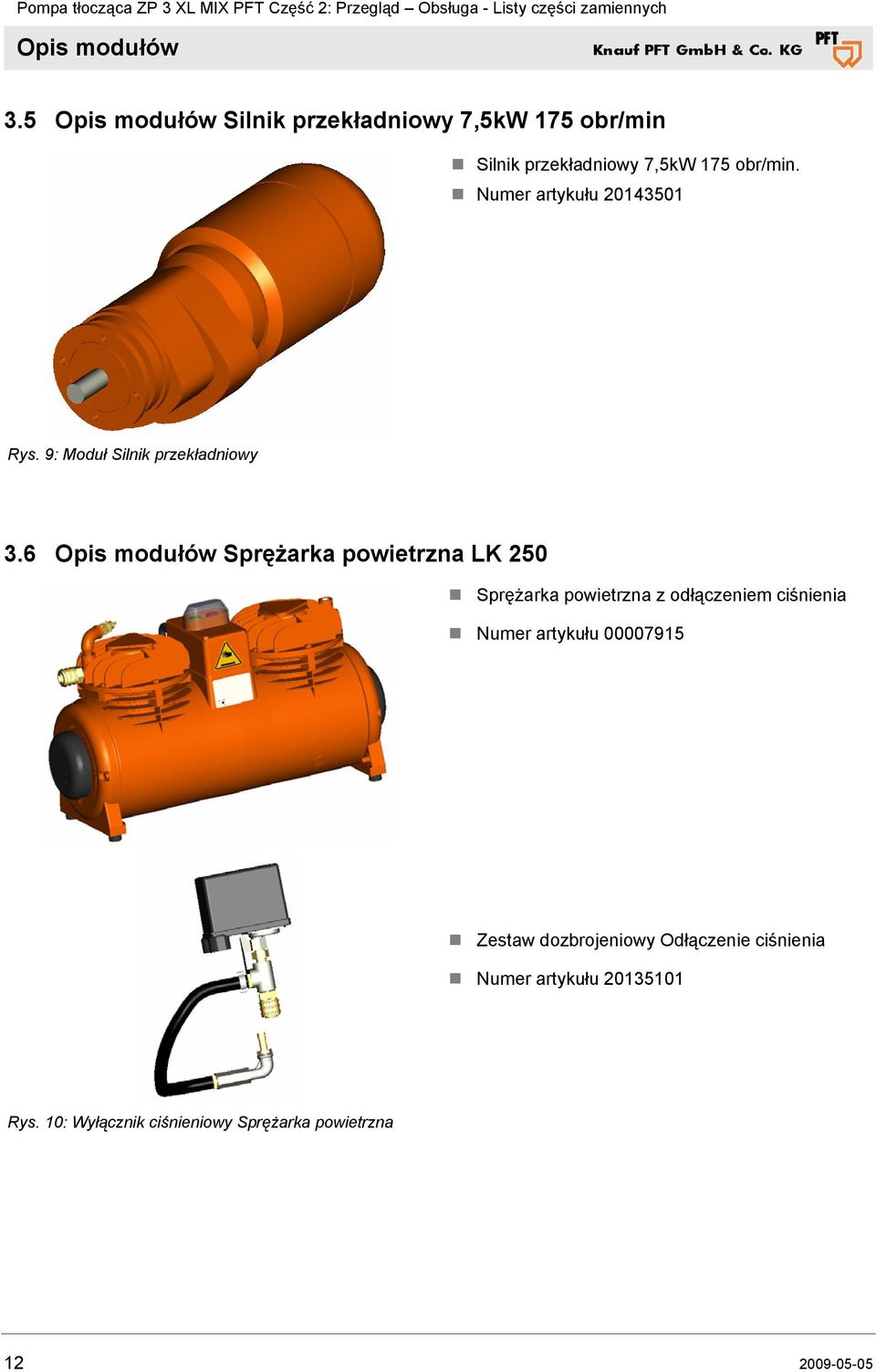 Numer artykułu 20143501 Rys. 9: Moduł Silnik przekładniowy 3.