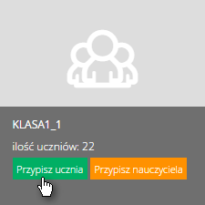 UWAGA: Zauważ, że lista klas może być wyświetlona zarówno w widoku kafelków jak i listy poprzez wybranie odpowiedniego przycisku przy opcji Widok. 4.4.2.