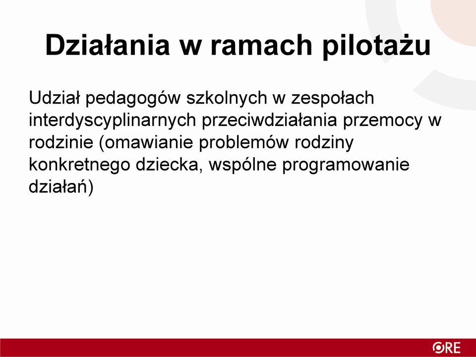 przeciwdziałania przemocy w rodzinie (omawianie