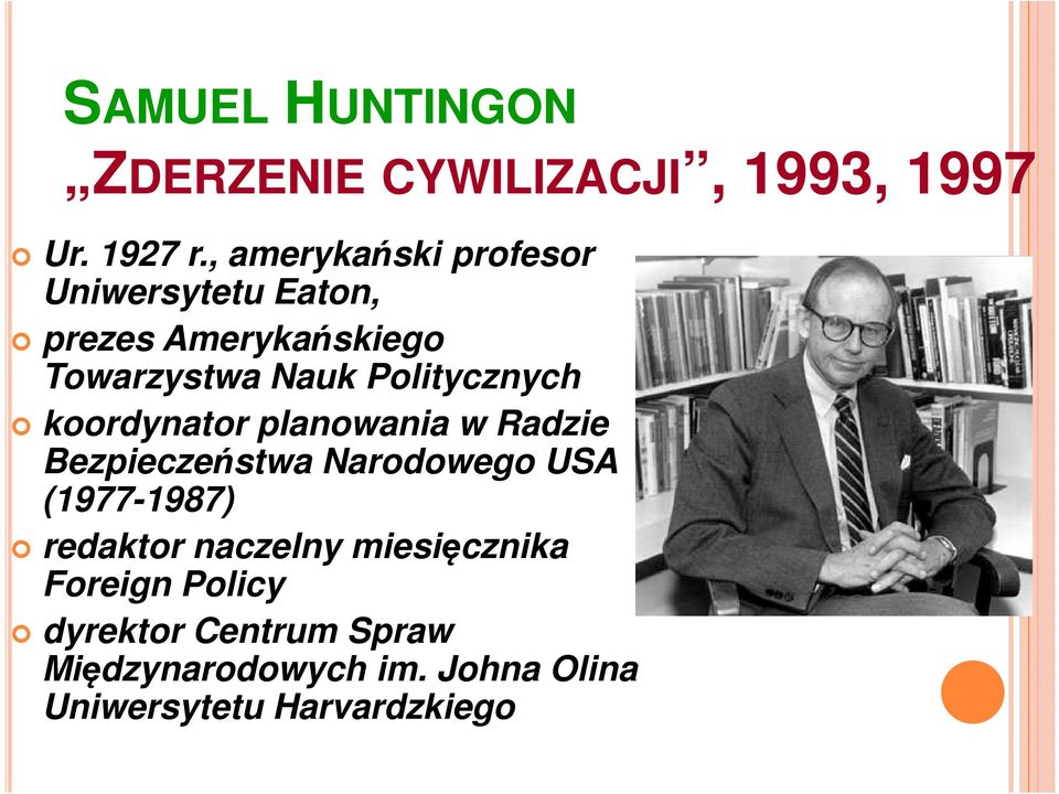 Politycznych koordynator planowania w Radzie Bezpieczeństwa Narodowego USA (1977-1987)