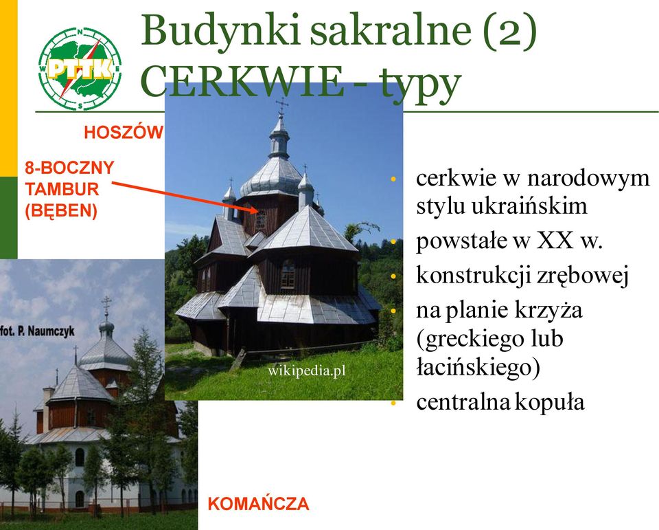 pl cerkwie w narodowym stylu ukraińskim powstałe w XX w.