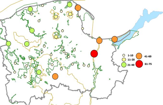 WYSTĘPOWANIE I LICZEBNOŚĆ ZWIERZĄT LICZEBNOŚĆ GATUNKÓW