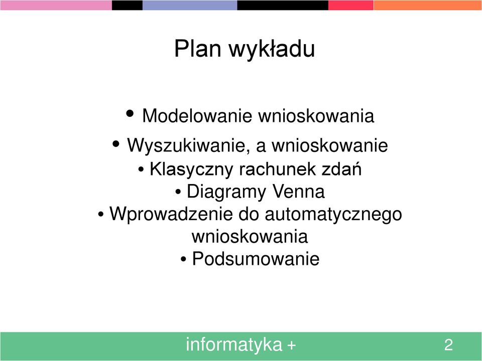 Klasyczny rachunek zdań Diagramy Venna