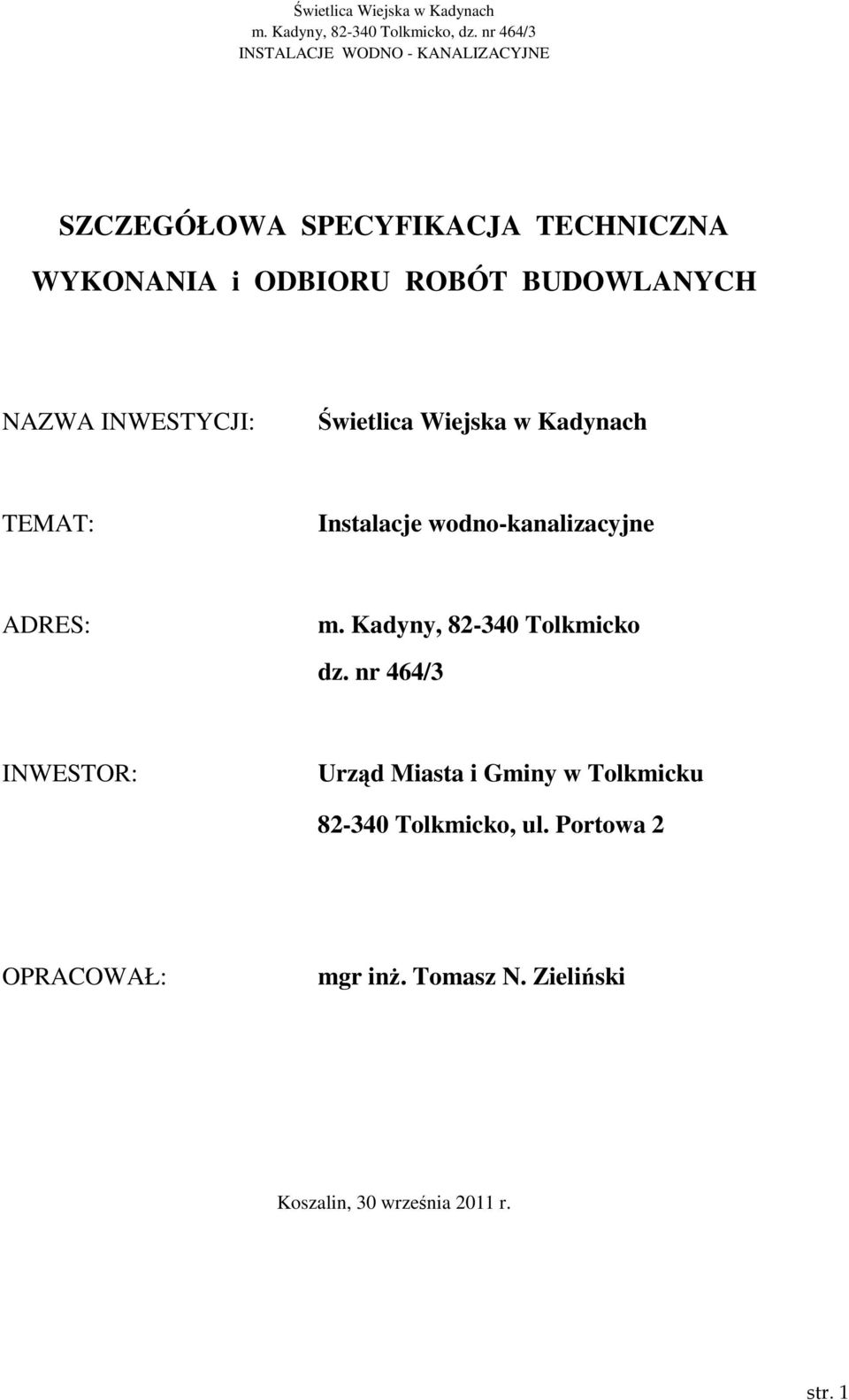 Kadyny, 82-340 Tolkmicko dz.