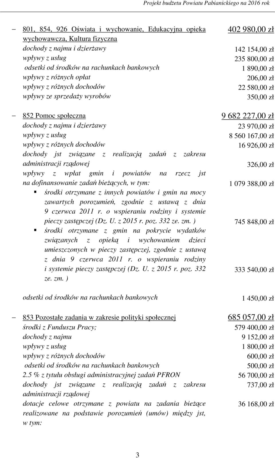 związane z realizacją zadań z zakresu administracji rządowej wpływy z wpłat gmin i powiatów na rzecz jst na dofinansowanie zadań bieżących, w tym: środki otrzymane z innych powiatów i gmin na mocy