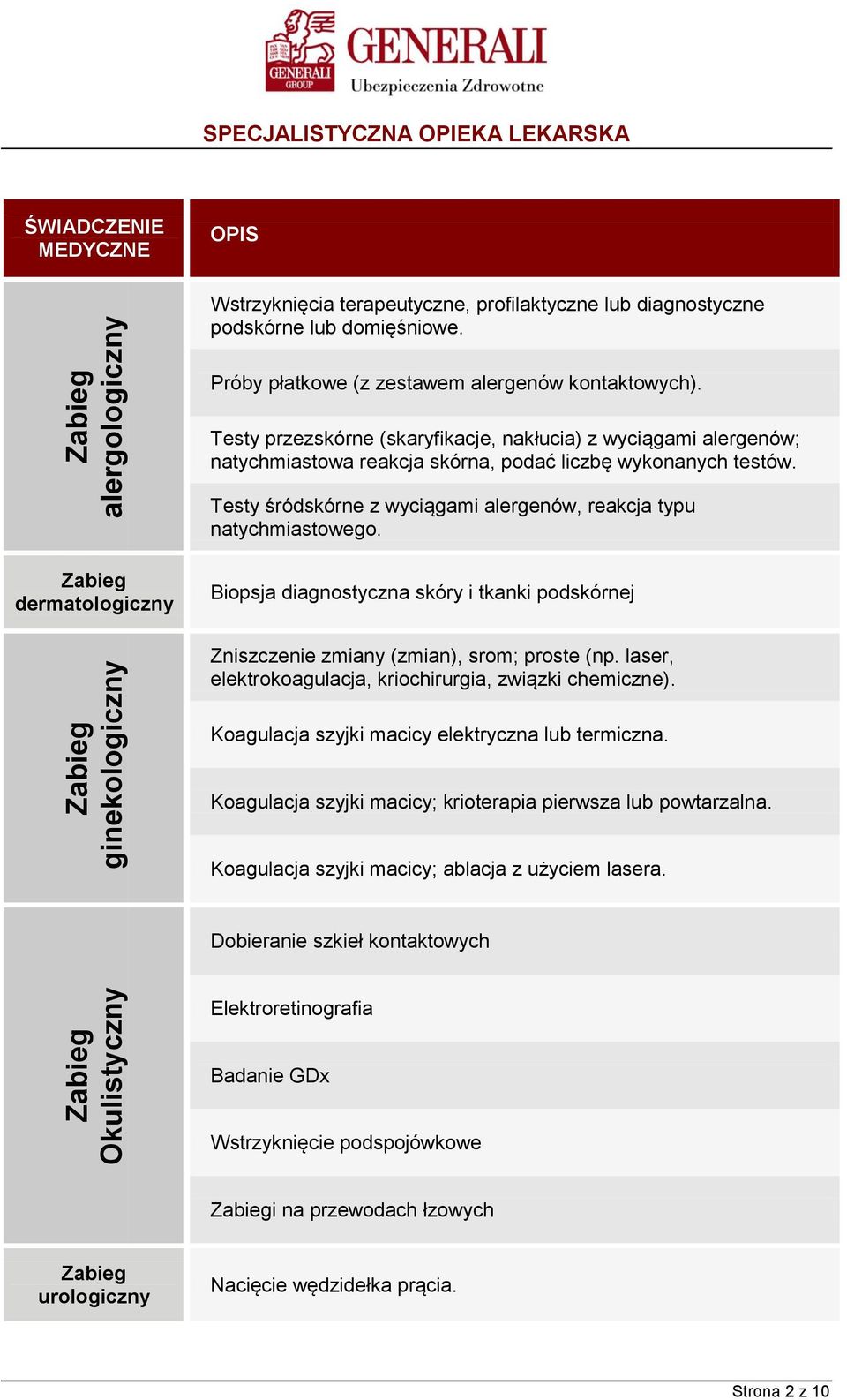 Zabieg dermatologiczny Biopsja diagnostyczna skóry i tkanki podskórnej Zniszczenie zmiany (zmian), srom; proste (np. laser, elektrokoagulacja, kriochirurgia, związki chemiczne).