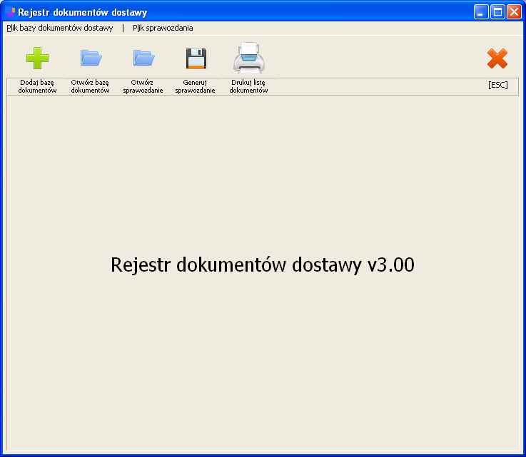 - wczytywanie istniejącej zestawienia dokumentów dostawy (w trybie podglądu danych), - uzupełnianie/usuwanie/edytowanie danych dokumentów dostawy, - uzupełnianie/usuwanie/edytowanie danych firmy, -