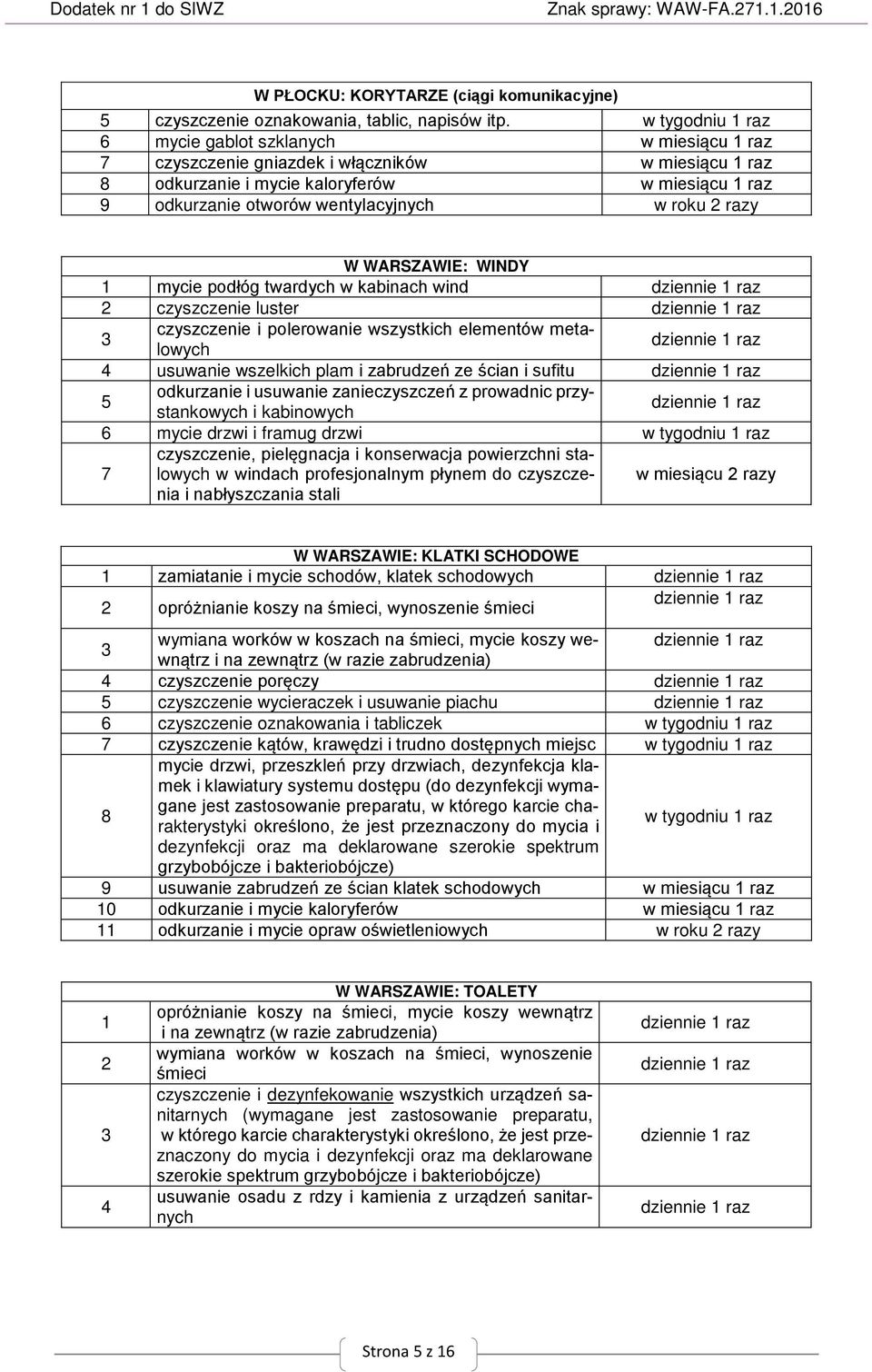 razy W WARSZAWIE: WINDY mycie podłóg twardych w kabinach wind czyszczenie luster czyszczenie i polerowanie wszystkich elementów metalowych usuwanie wszelkich plam i zabrudzeń ze ścian i sufitu 5