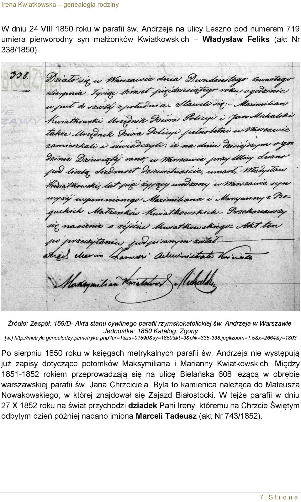ar=1&zs=0159d&sy=1850&kt=3&plik=335-338.jpg#zoom=1.5&x=2664&y=1803 Po sierpniu 1850 roku w księgach metrykalnych parafii św.