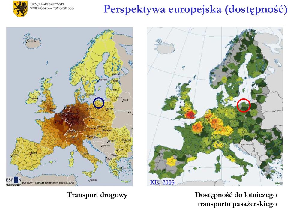 drogowy KE, 2005 Dostępność