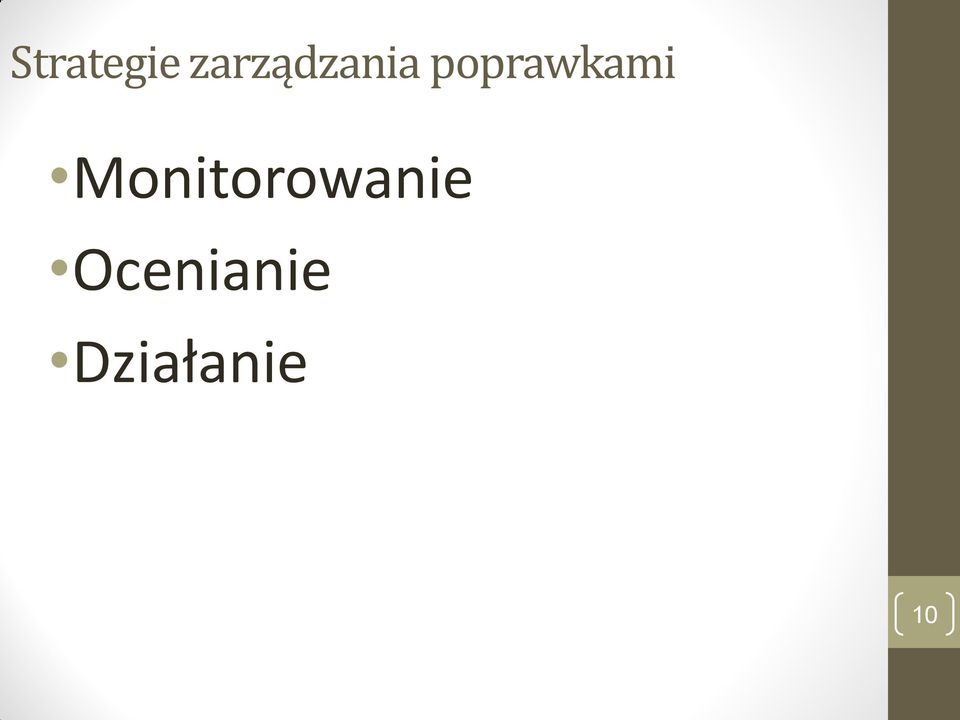 poprawkami