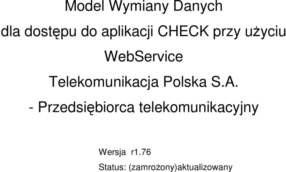 Polska S.A.