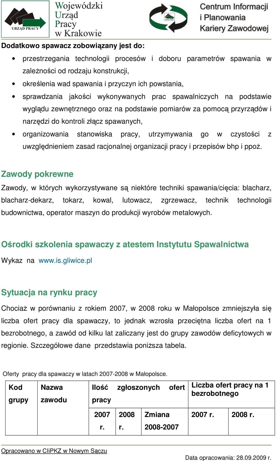 pracy, utrzymywania go w czystości z uwzględnieniem zasad racjonalnej organizacji pracy i przepisów bhp i ppoŝ.