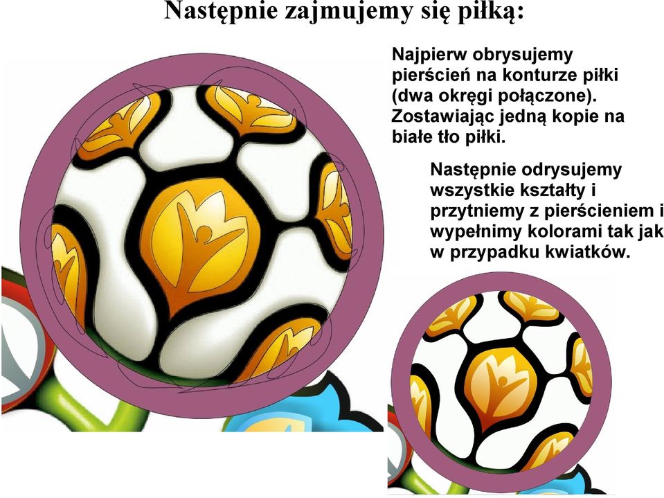 Zostawiając jedną kopie na białe tło piłki.