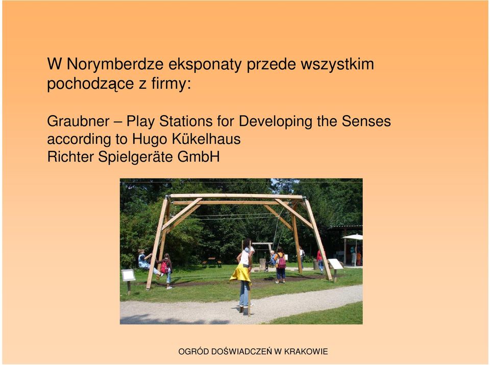 Stations for Developing the Senses
