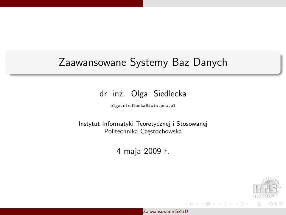 pl Instytut Informatyki Teoretycznej i