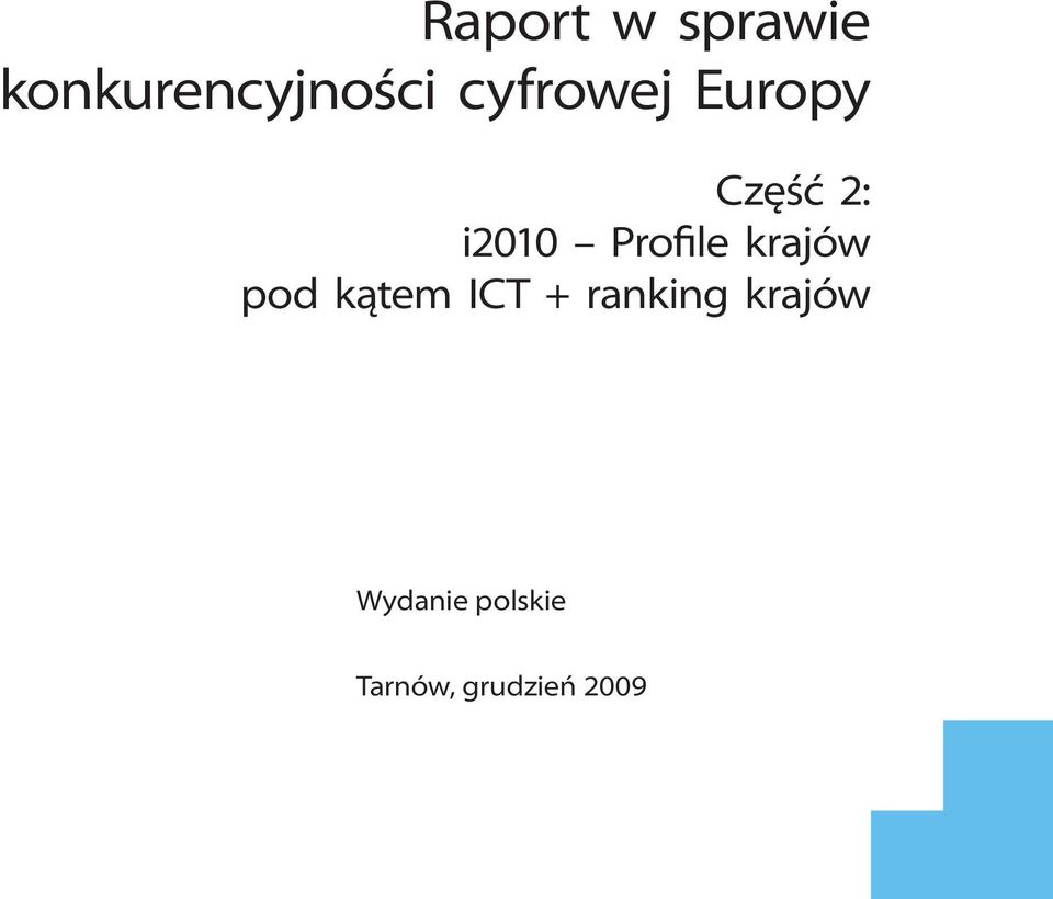 kątem ICT + ranking krajów