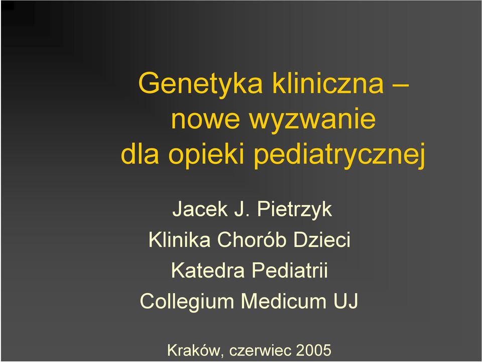 Pietrzyk Klinika Chorób Dzieci Katedra