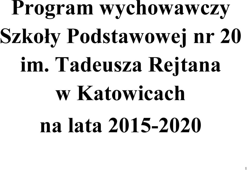 im. Tadeusza Rejtana w