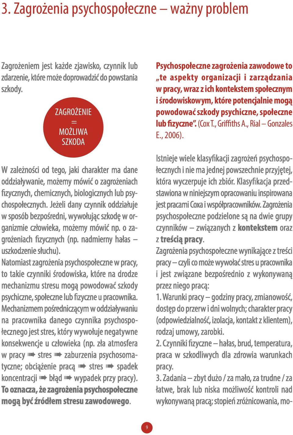 pracy, wraz z ich kontekstem społecznym i środowiskowym, które potencjalnie mogą