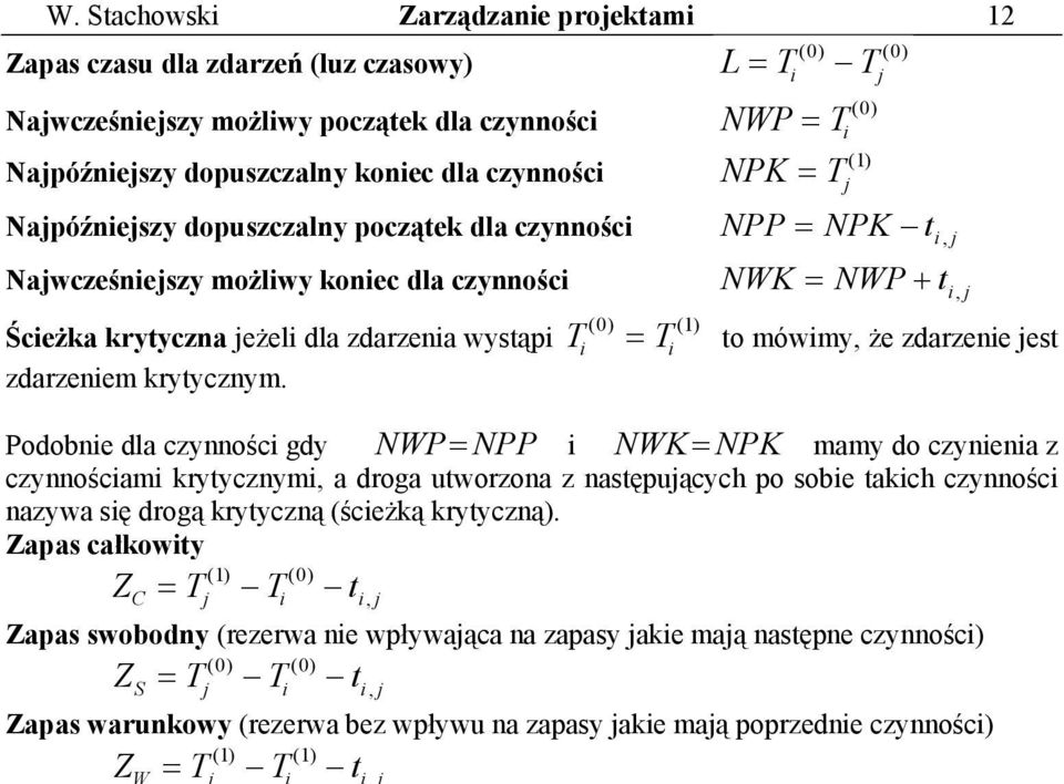 wystąpi Ti zdarzeniem krytycznym.