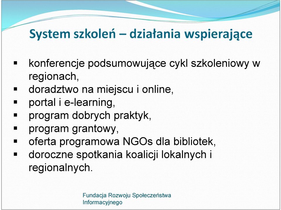 program grantowy, oferta programowa NGOs dla bibliotek, doroczne